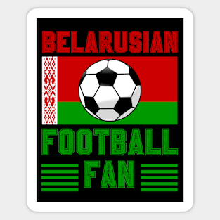 Belarus Football Fan Sticker